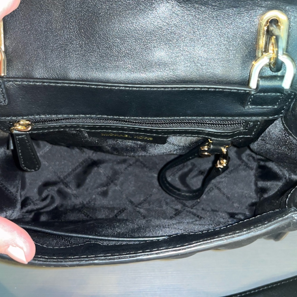 Michael Kors Whitney Quilted Outlined Top handle Satchel - Picture 9 of 12